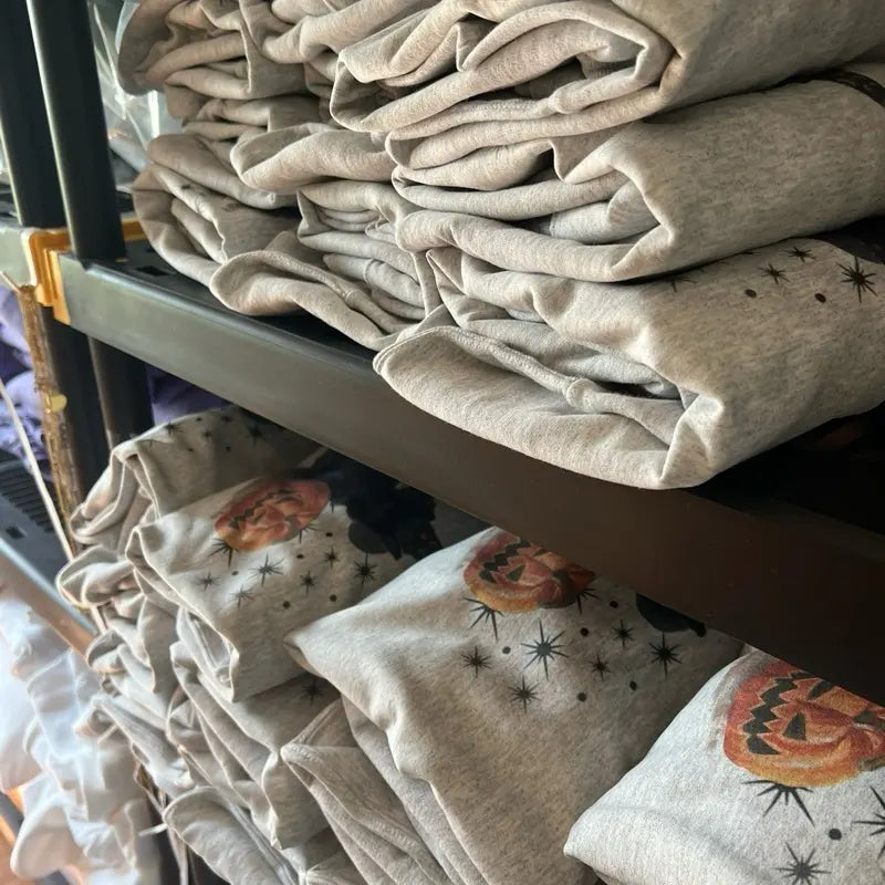 Vintage Spooky Cat Pumpkin Sweatshirt