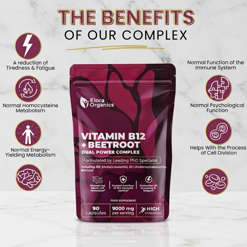 Vitamin B12 & Beetroot Dual Power Capsules