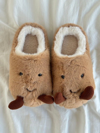 Potato Fuzzy Slippers