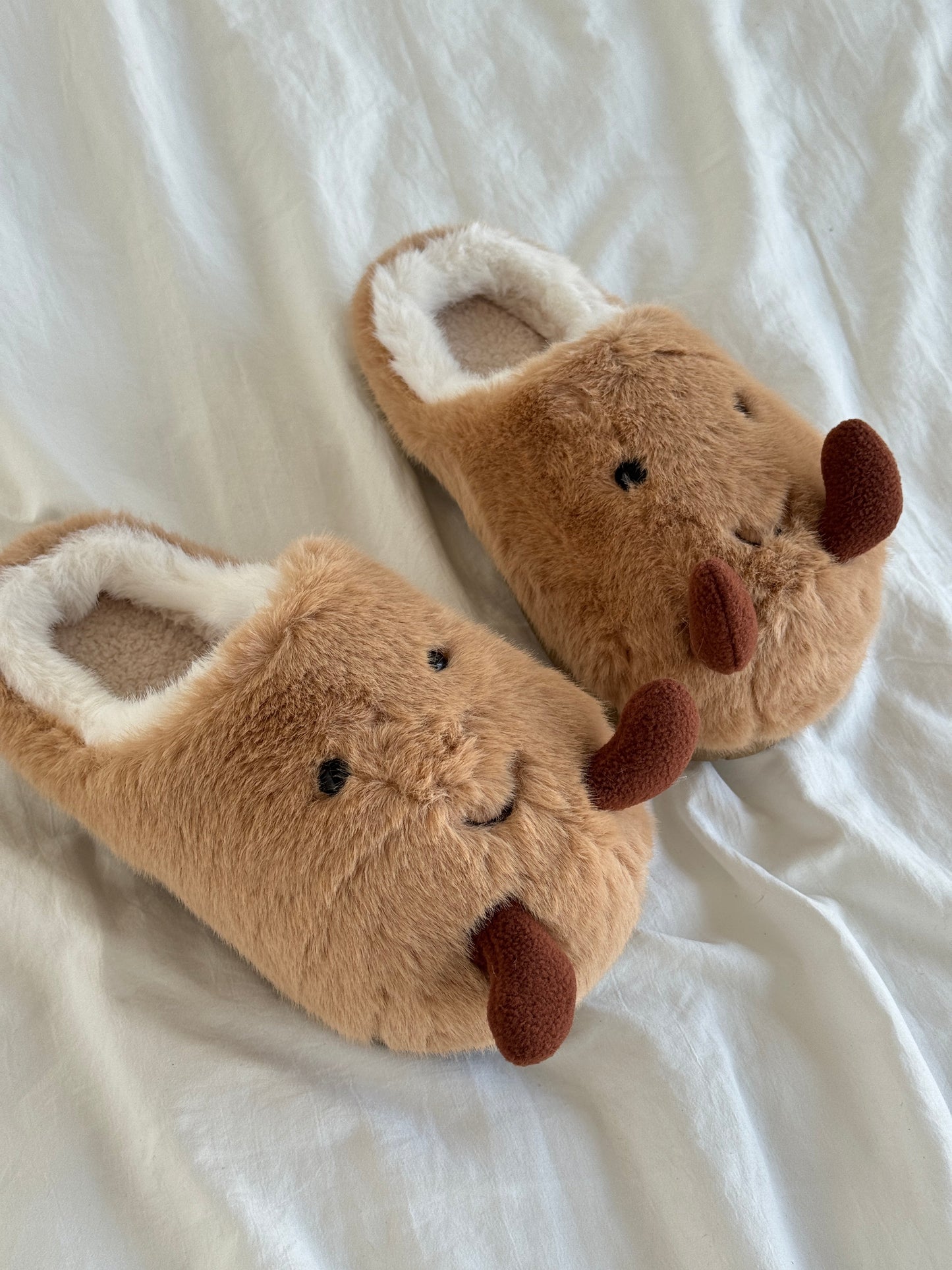 Potato Fuzzy Slippers