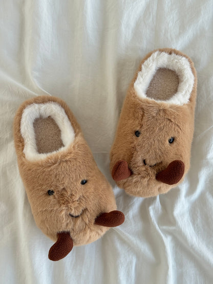 Potato Fuzzy Slippers