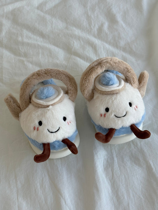 Teapot Fluffy Slippers