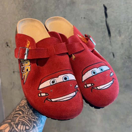 Mcqueen Red Clogs