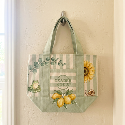 Custom Striped "Joes" Tote Bags