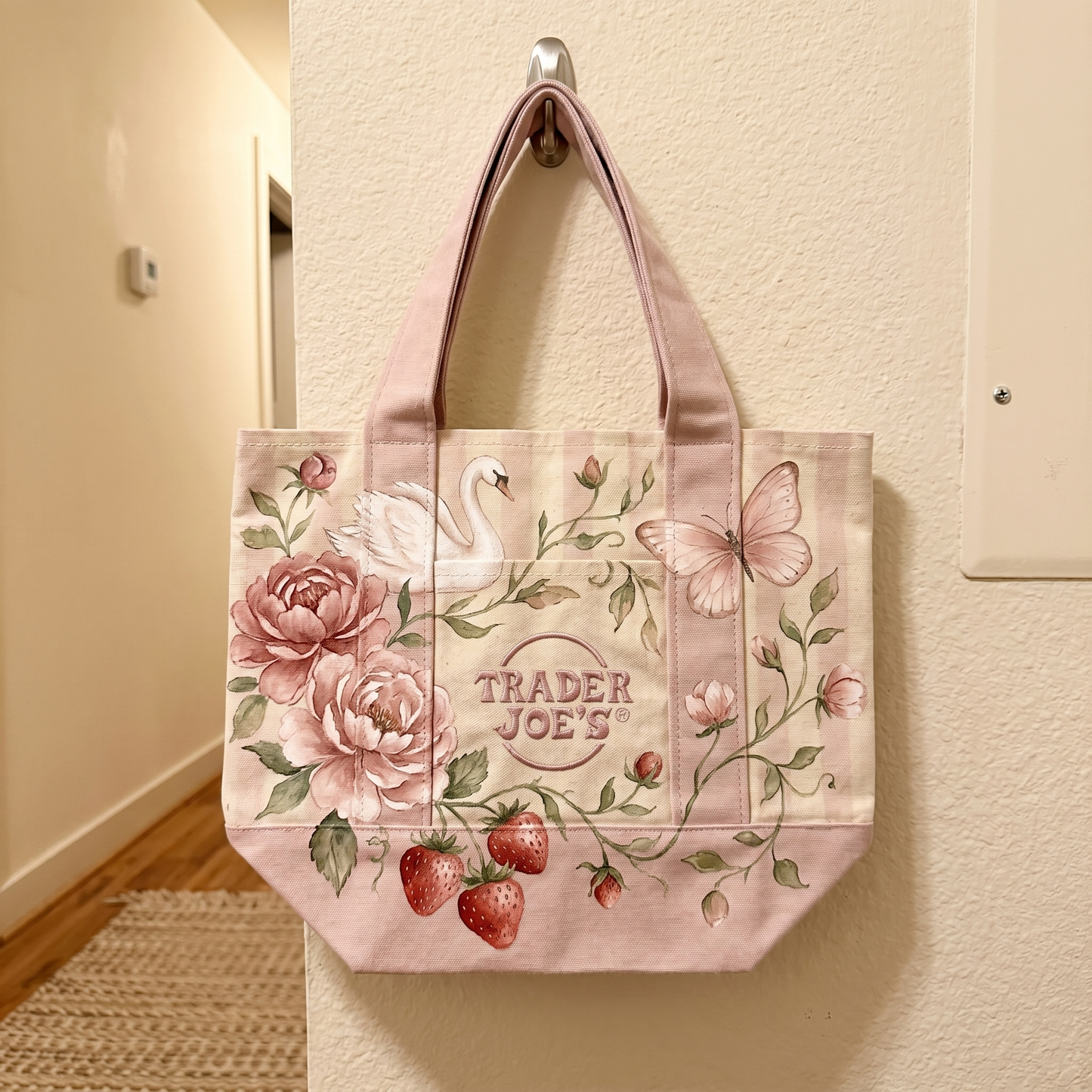 Custom Striped "Joes" Tote Bags